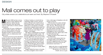 Mail City Weekly article